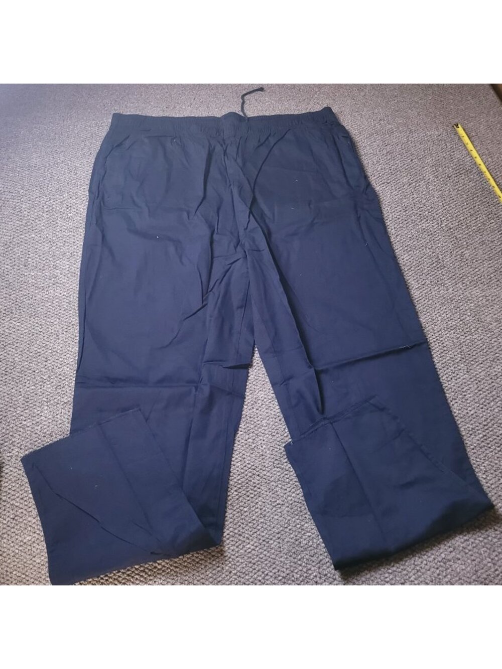 KingSize Pants Mens 3XL x38L Big Tall Khaki Elastic LL Chino y2K Dark Blue Pull